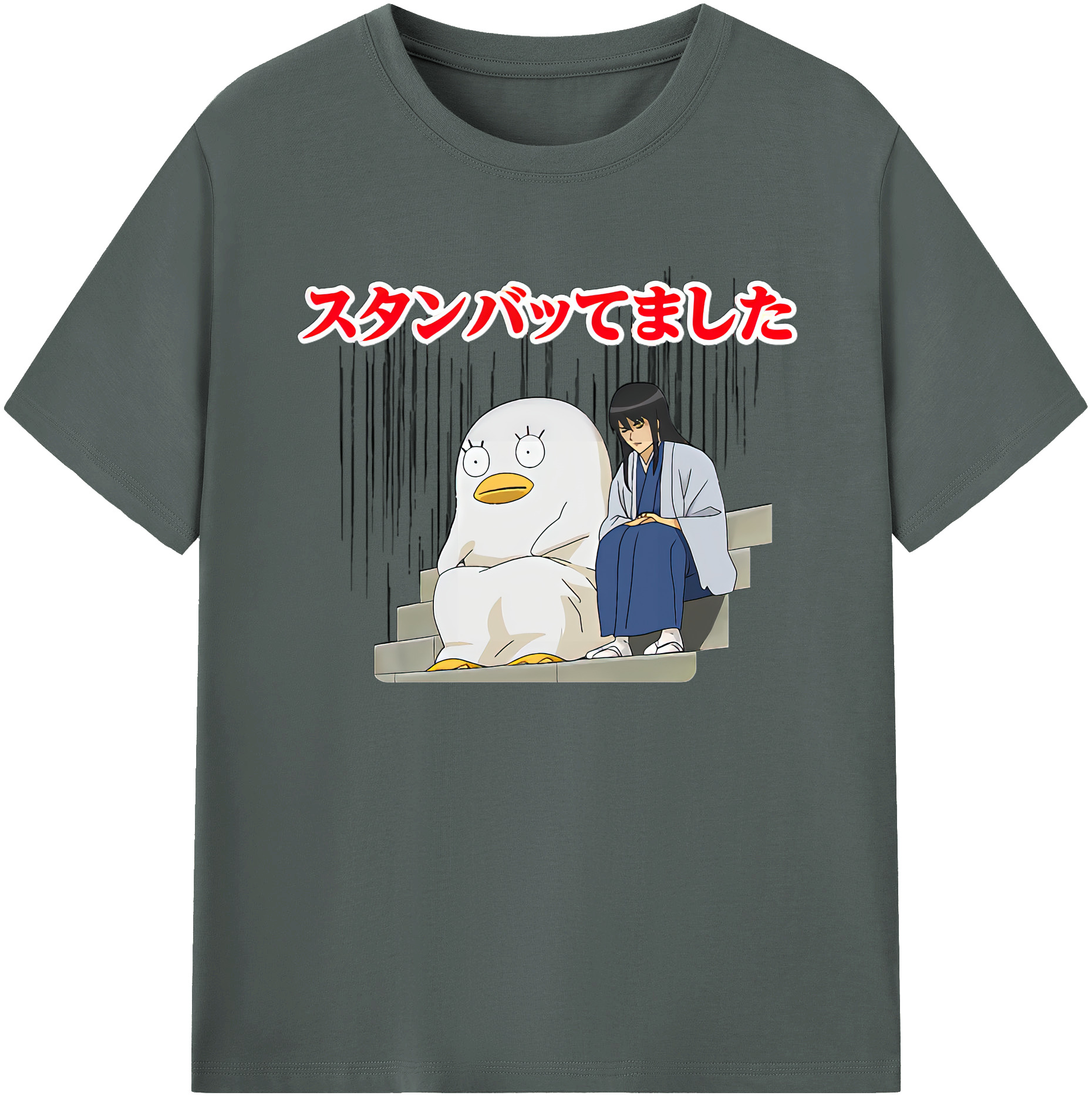（画像用） ぎんたま 坂田銀時（さかたぎんとき） 神楽 志村新八（しむら しんぱち） GINTAMA Sakata Gintoki Kagura Shimura Shinpachi 綿100％ メンズ半袖Tシャツ｜肌触りやわらか＆通気性